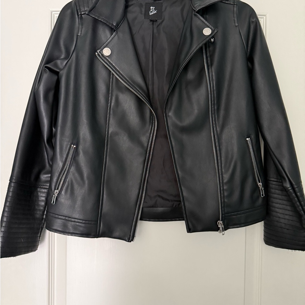 Art Class Black Leather Jacket